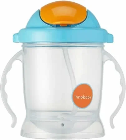 Innobaby Sippin’ Smart EZ Flow Straw Sippy – Blue