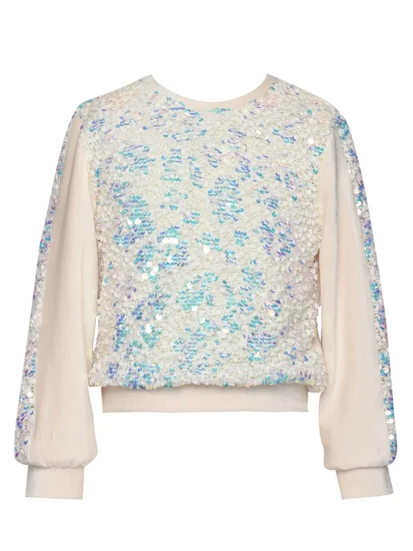 Iridescent Sequin Top