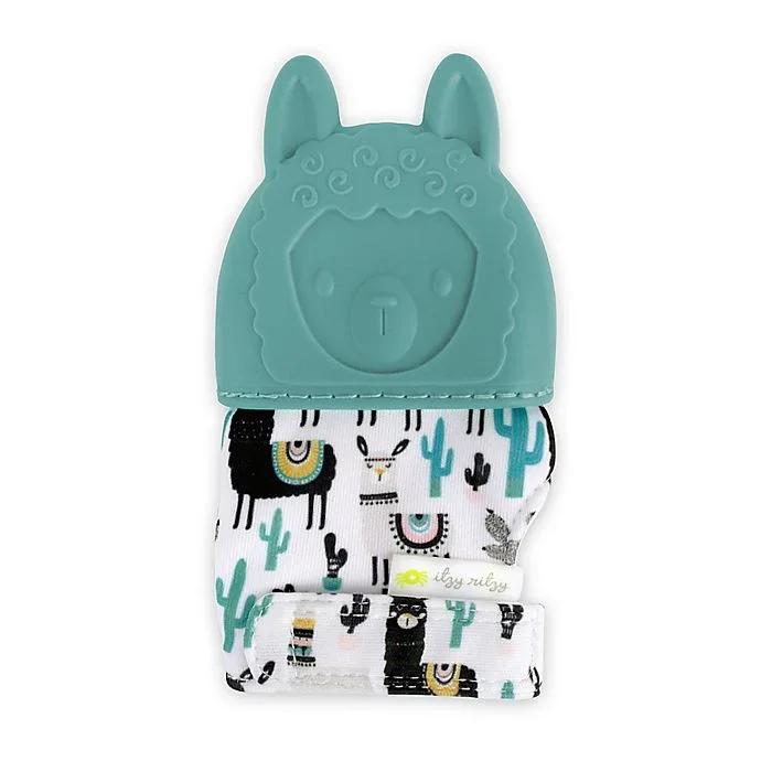 Itzy Ritzy Silicone Teething Mitt – Llama