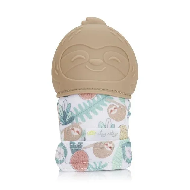 Itzy Ritzy Silicone Teething Mitt – Sloth