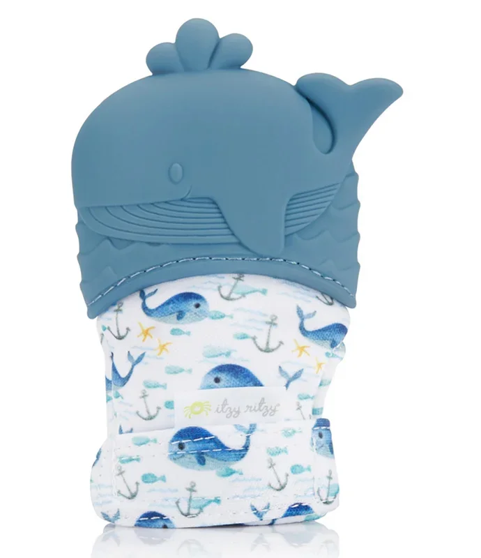 Itzy Ritzy Silicone Teething Mitt – Whale