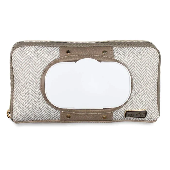 Itzy Ritzy Travel Happens Wipes Case – Vanilla Latte