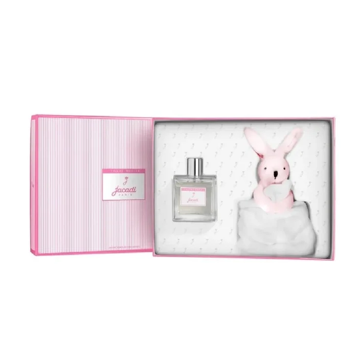 JACADI GIFT SET EAU DE SOIN BABY BOY 100ML + RABBIT