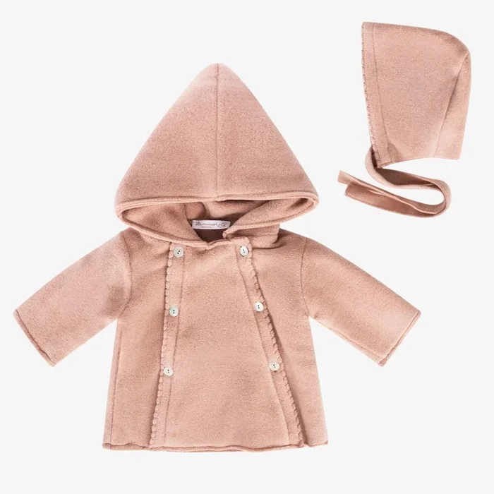 Jacket And Bonnet – Mauve Pink