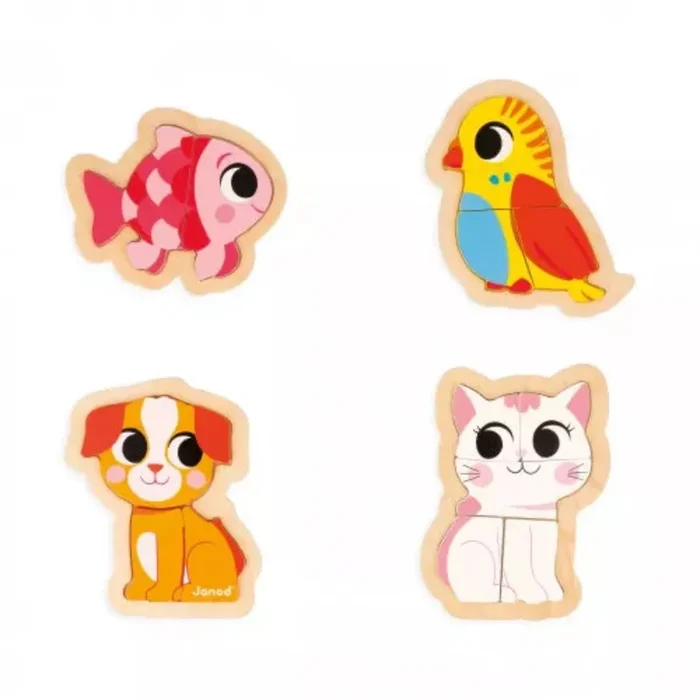 JANOD Pets 4 Progressive Puzzles