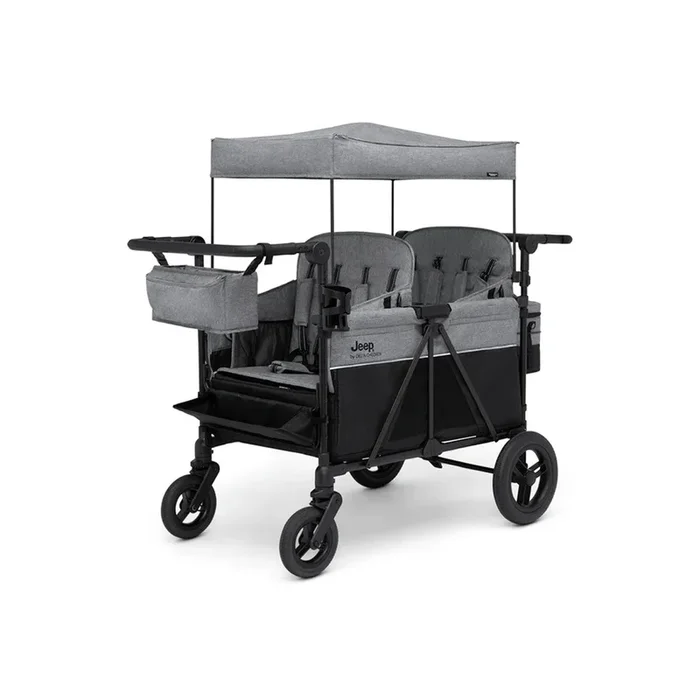 Jeep Wrangler Deluxe 4 Seater Stroller Wagon By Delta Children
