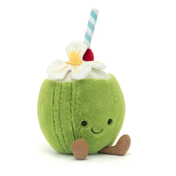 Jellycat Amuseables Aruba Coconut, 5″