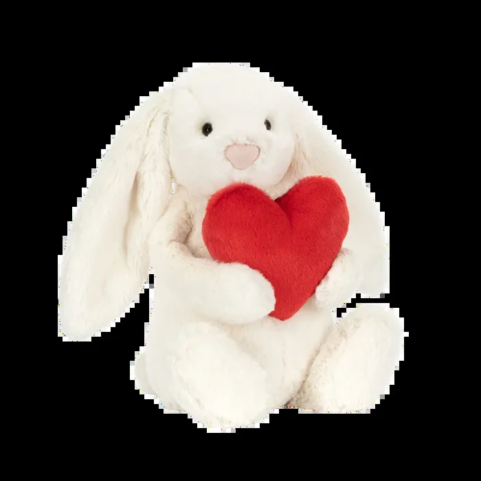 JELLYCAT Bashful Red Love Heart Bunny – Original