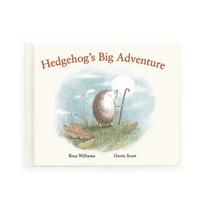Jellycat Hedgehog’s Big Adventure Book