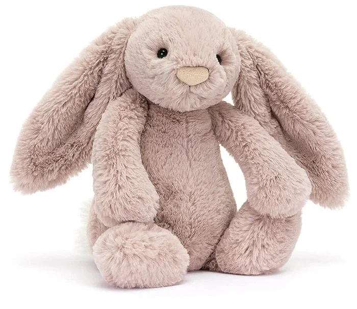 Jellycat Luxe Bashful Bunny Rosa Medium, 11″