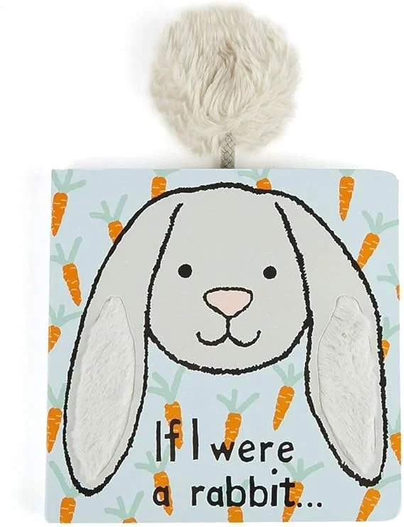 Jellycat Magic Bunny Book Grey