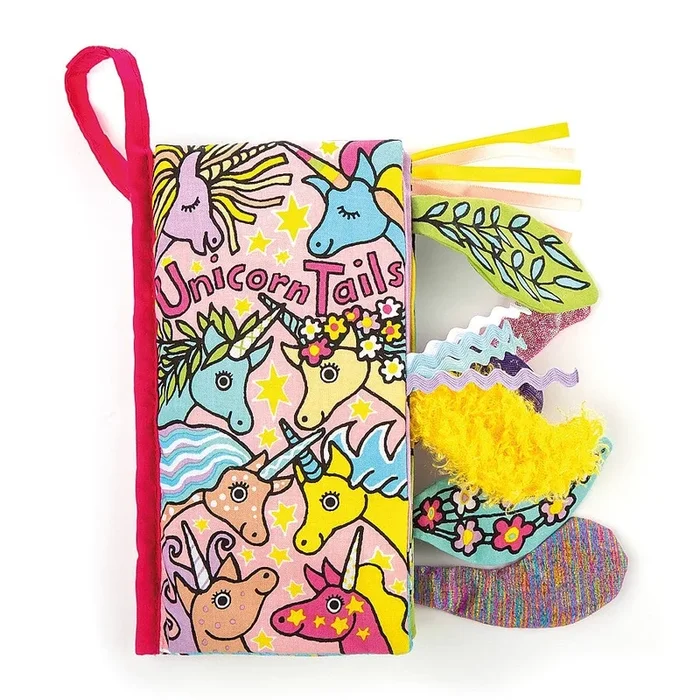 Jellycat Unicorn Tails Book