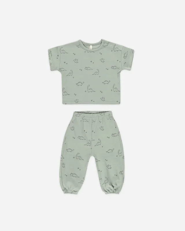 Jersey Tee + Pant Set – Dino