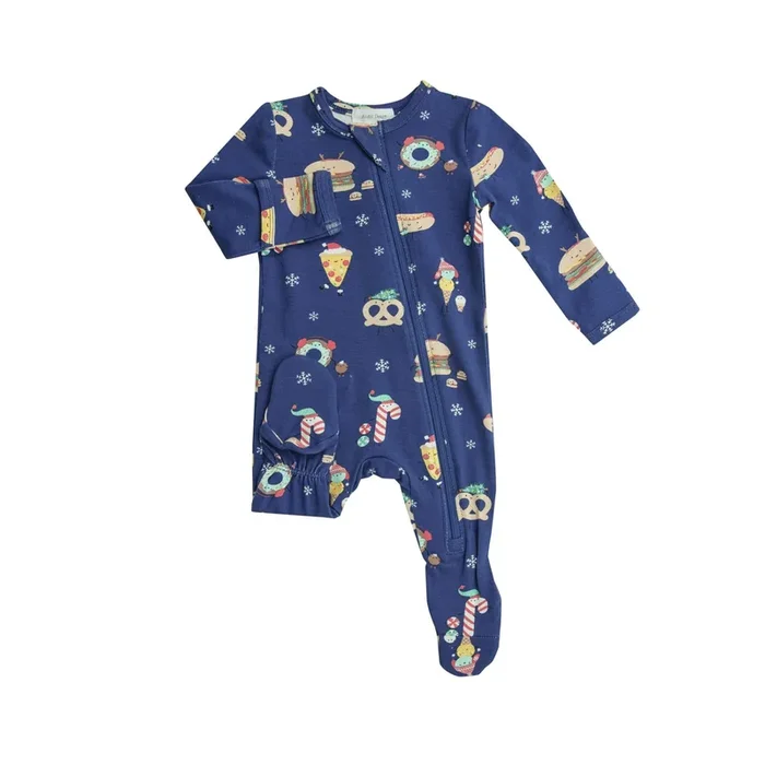 Jolly Food Zipper Footie