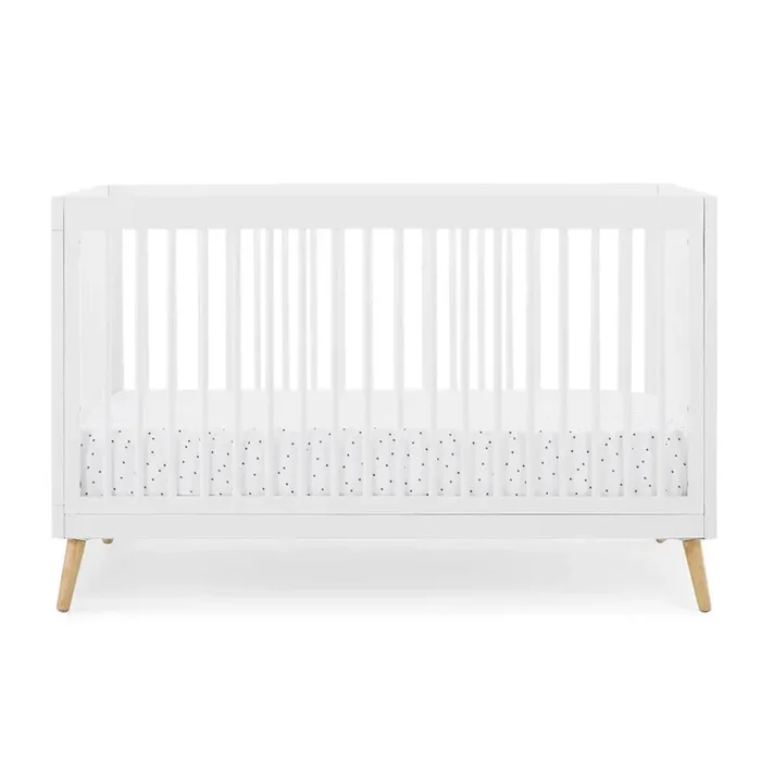 Jordan 4-in-1 Convertible Crib – Bianca White