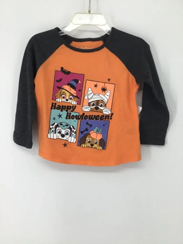jumping beans Child Size 18 Months Orange Halloween T-Shirt