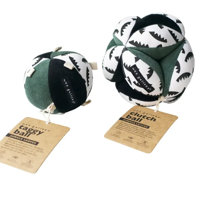 Jungle Leaves Clutch And Taggy Ball Bundle