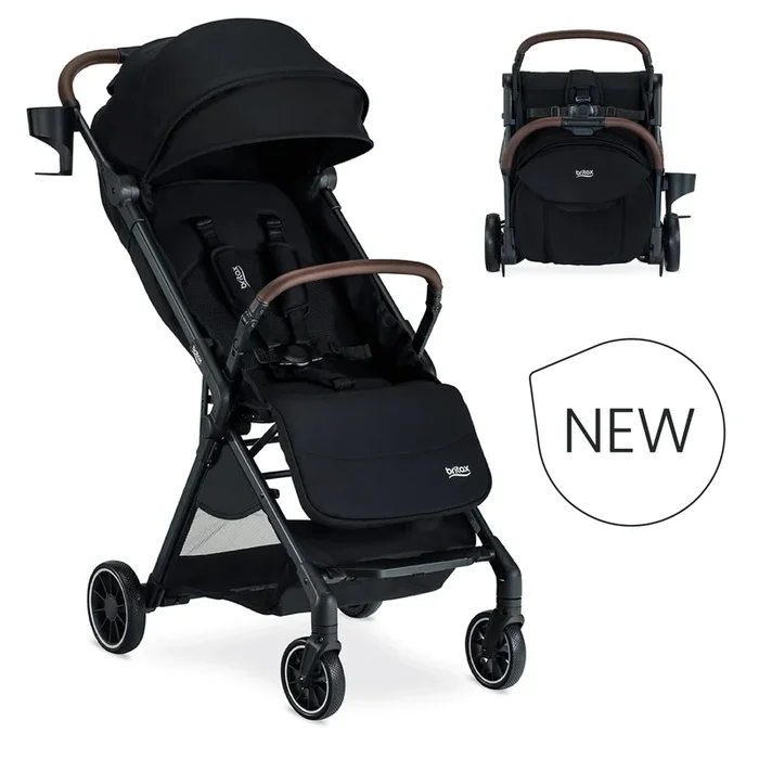 Juniper Compact Stroller with One-Hand RapidFold – Raven Black