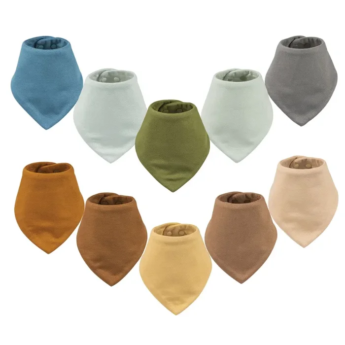 Kaffle Bandana Bibs – 10 Pack