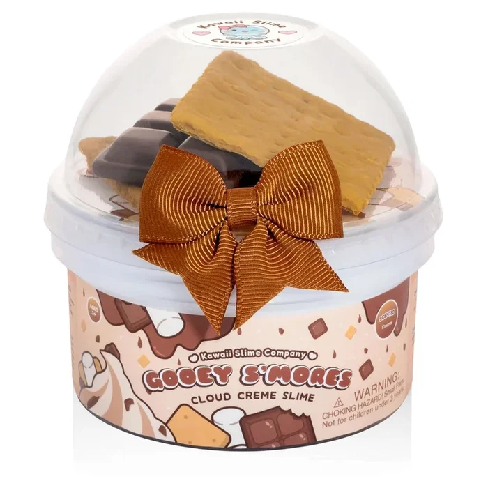 Kawaii Slime Company | Gooey S’mores Cloud Creme Slime