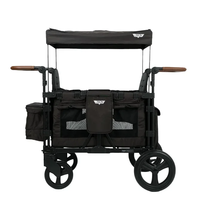 Keenz XC – Luxury Comfort Stroller Wagon 2 Passenger – Black