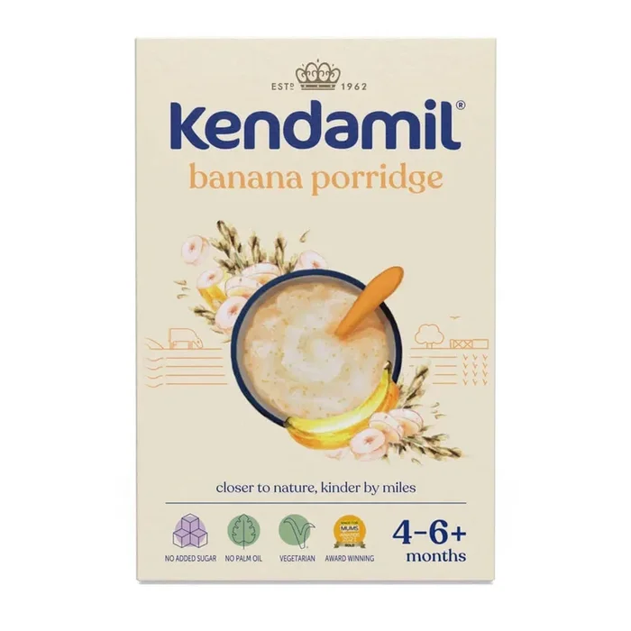 Kendamil Banana Milk Porridge 150 g (EXP:08/20/26)