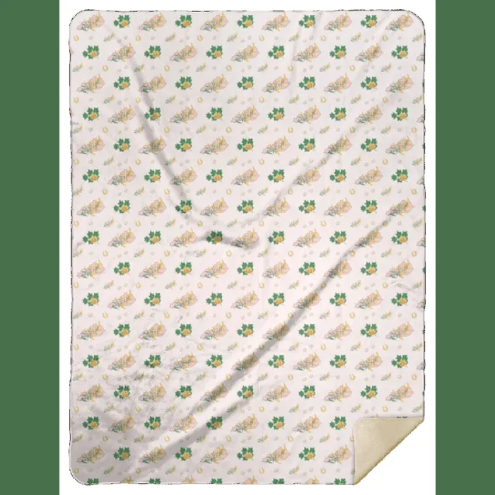 Kentucky Floral Plush Throw Blanket 60×80