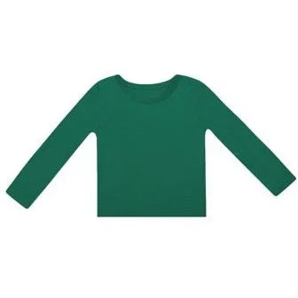 Kidential Organic Cotton Basic Long Sleeve Tee Green