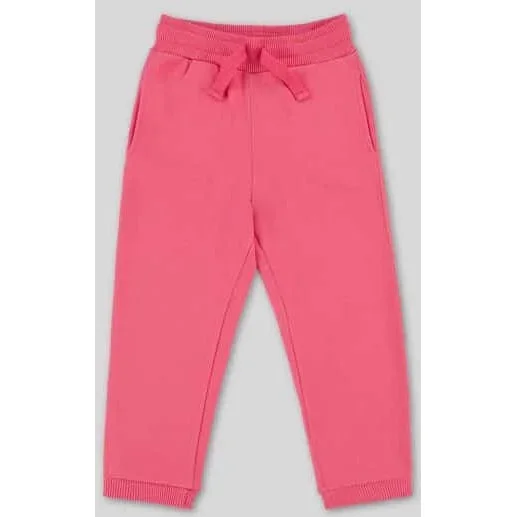 Kidential Organic Cotton Long Fleece Jogger Pink