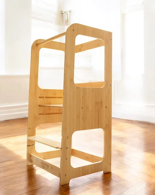 Kids & Toddler Learning Tower | Kitchen Step Stool ( Natural )