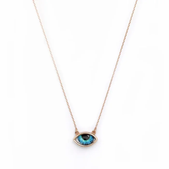 Kids Mikki Blue Eye Necklace