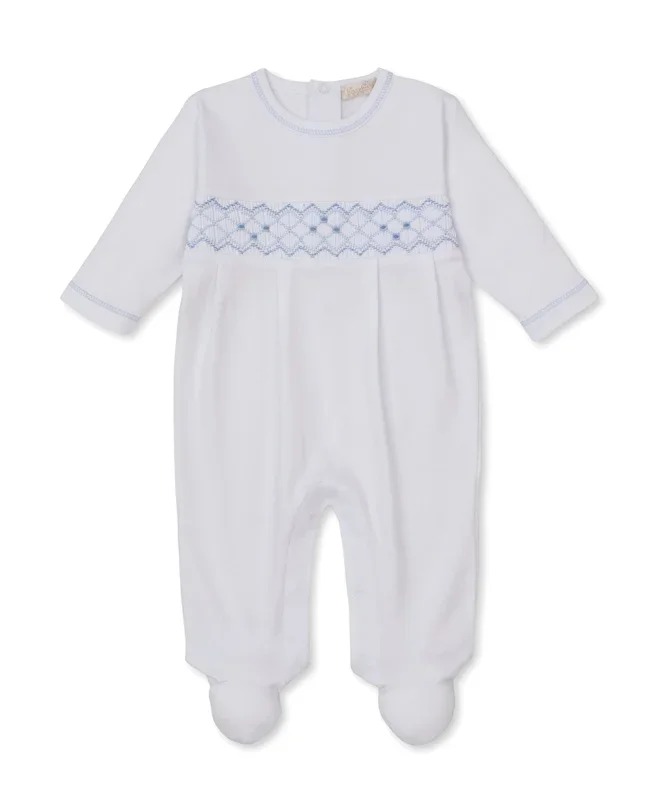 Kissy Kissy CLB Boy Hand Smocked Footie