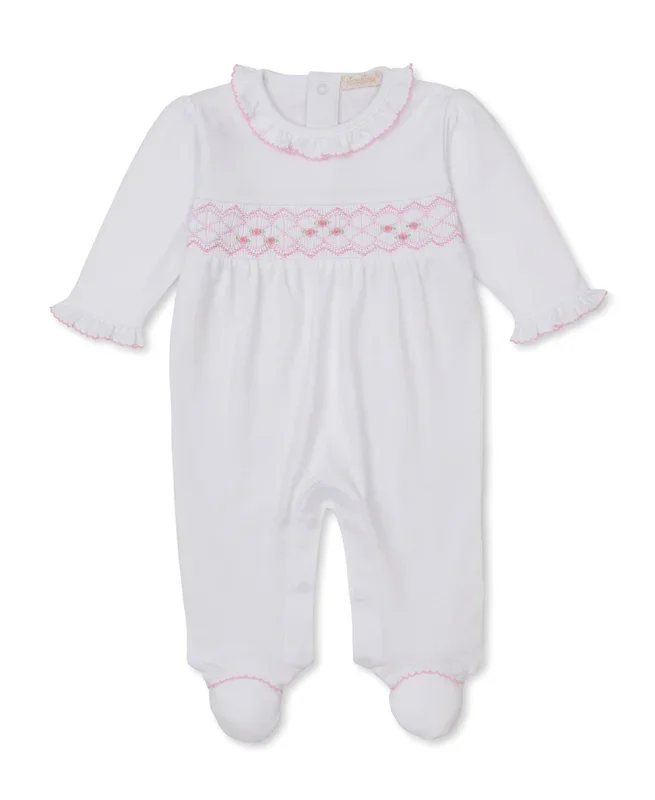 Kissy Kissy CLB Girl Hand Smocked Footie