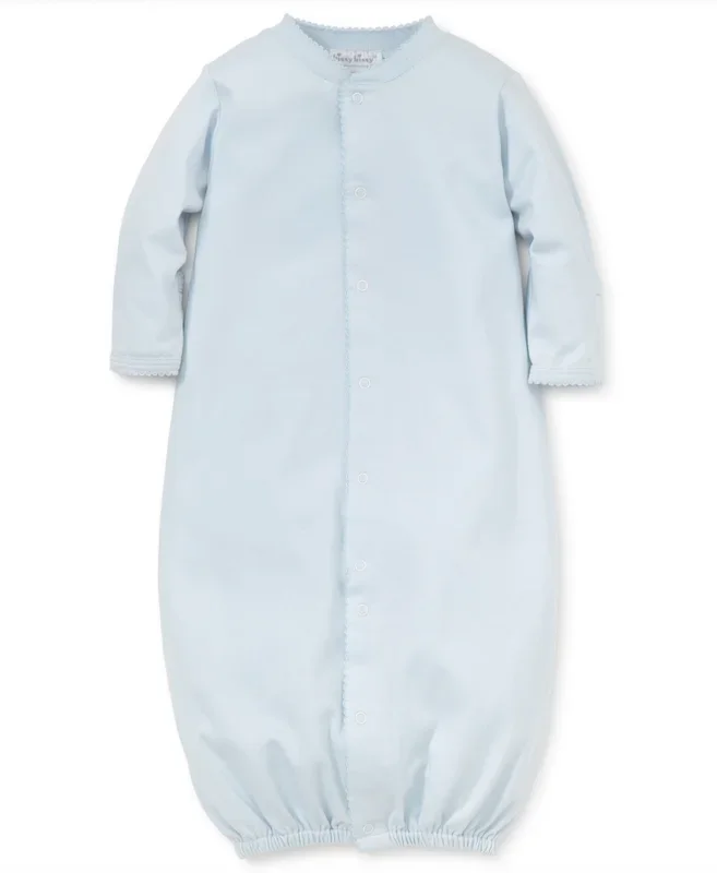 Kissy Kissy Convertible Gown | Dots Blue/White