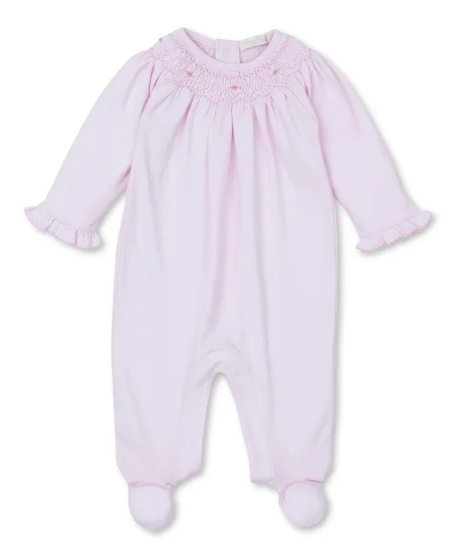 Kissy Kissy Fall Bishop Hand Smocked Footie