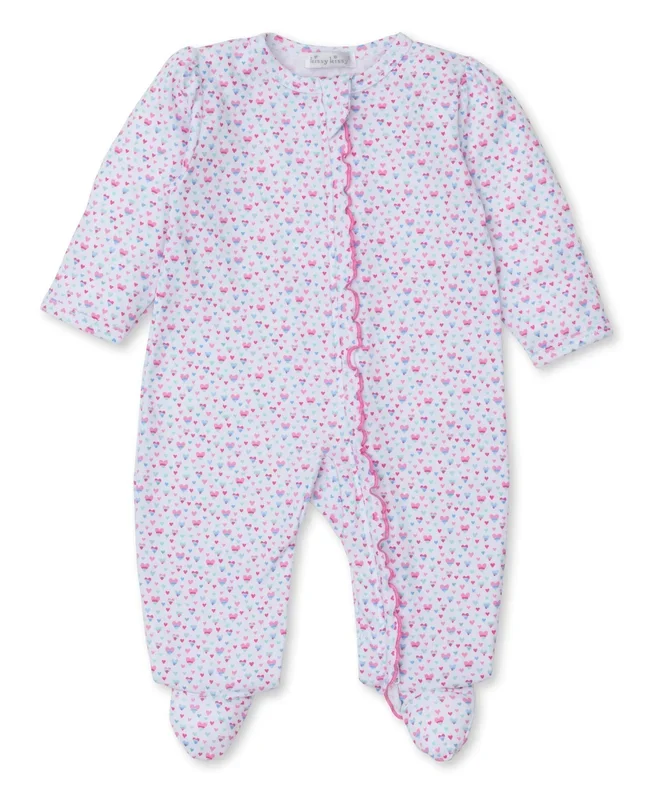 Kissy Kissy Rainbow Joy Zipper Footie