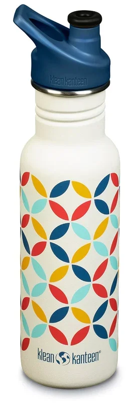 Klean Kanteen Classic Stainless Steel Bottle, 18 oz – Retro Dot
