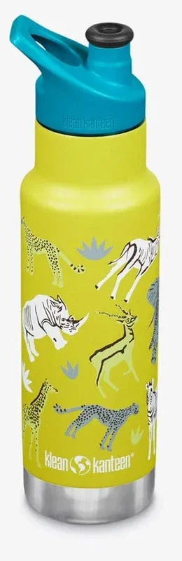 Klean Kanteen Kid Classic Insulated Stainless Steel Bottle, 12 oz – Safari