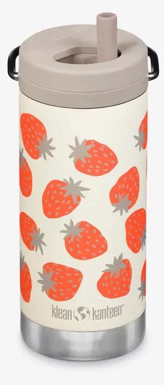 Klean Kanteen TKWide Insulated Bottle with Twist Cap, 12 oz – Strawberries
