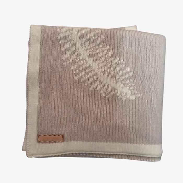 Knit Blanket – Ivory&sand