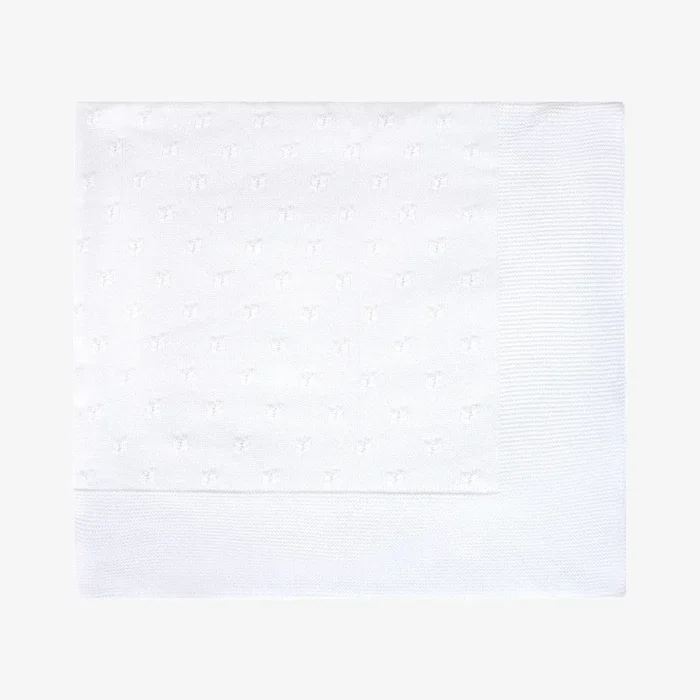 Knit Blanket – White