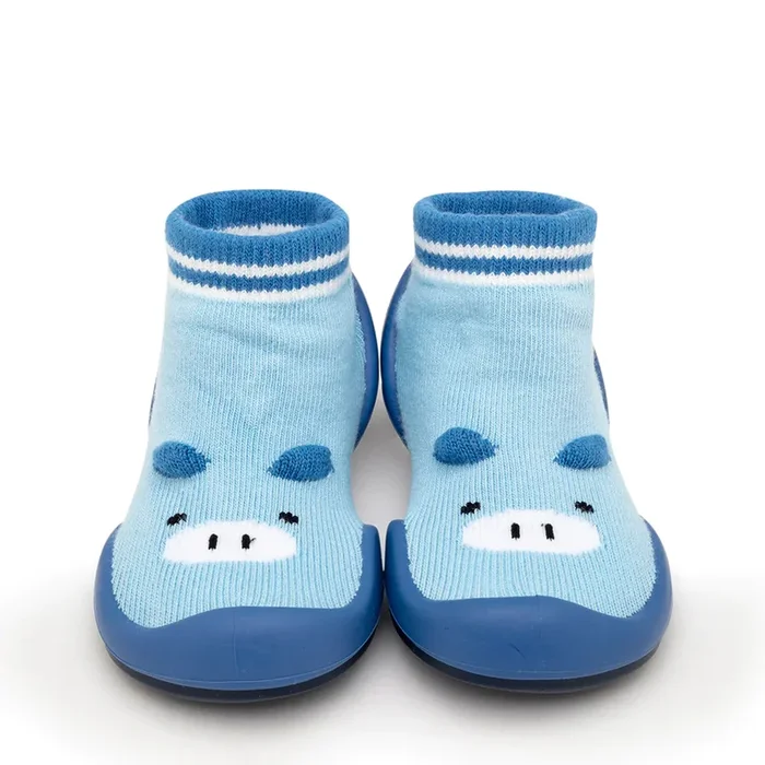 Komuello Baby Shoes – Piglet / Blue
