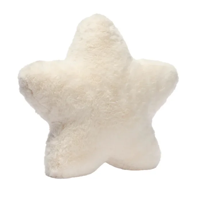 Lambs & Ivy Goodnight Moon Star Pillow Plush – Ultra Soft Creamy White