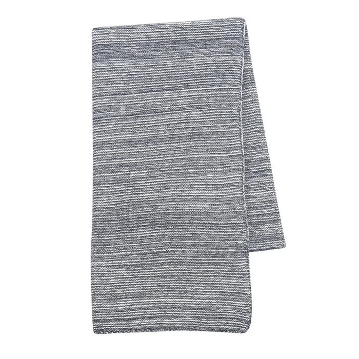 Lambs & Ivy Knit Blanket – Navy Heather