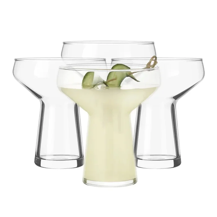 Large Stemless Margarita Glass, 14 ounce, Set of 4