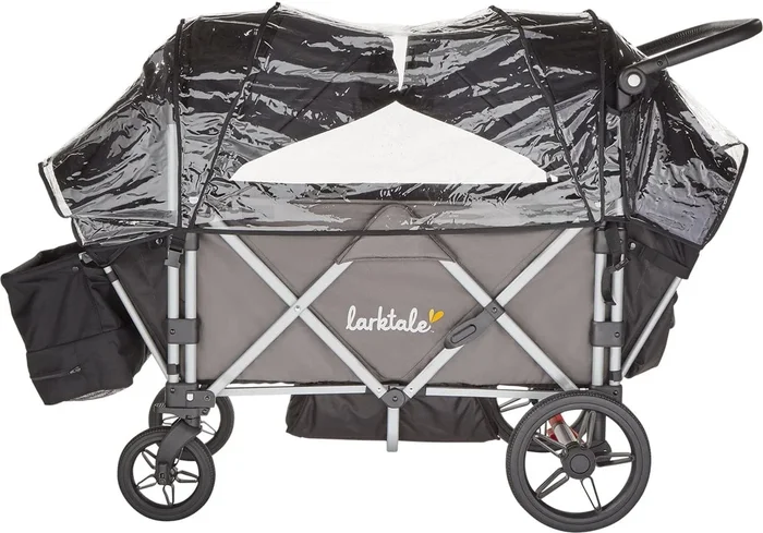 Larktale Rain/Wind Cover – Caravan Stroller Wagon (PVC)