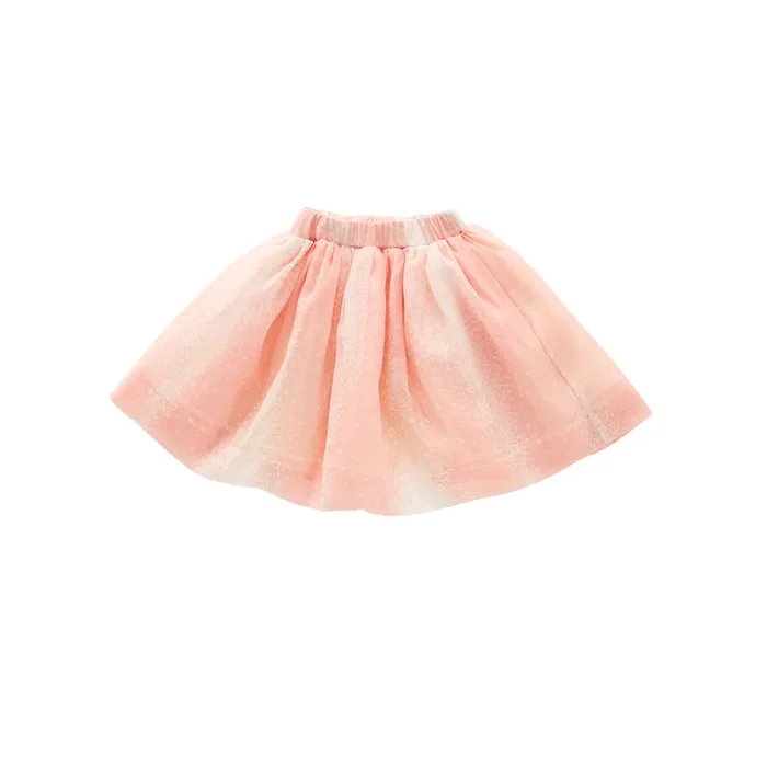 Layered Organza Skirt | Pink