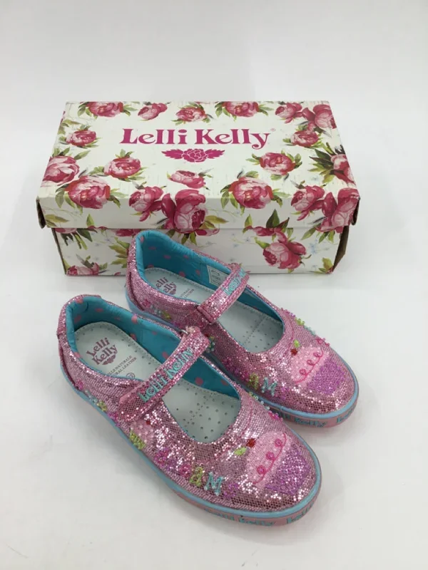 Lelli Kelly Child Size 1 Youth Pink Sneakers