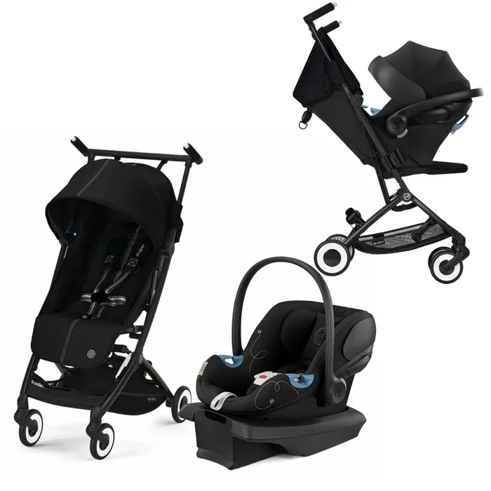 Libelle + Aton G SensorSafe Travel System Bundle – Moon Black (Includes Base)