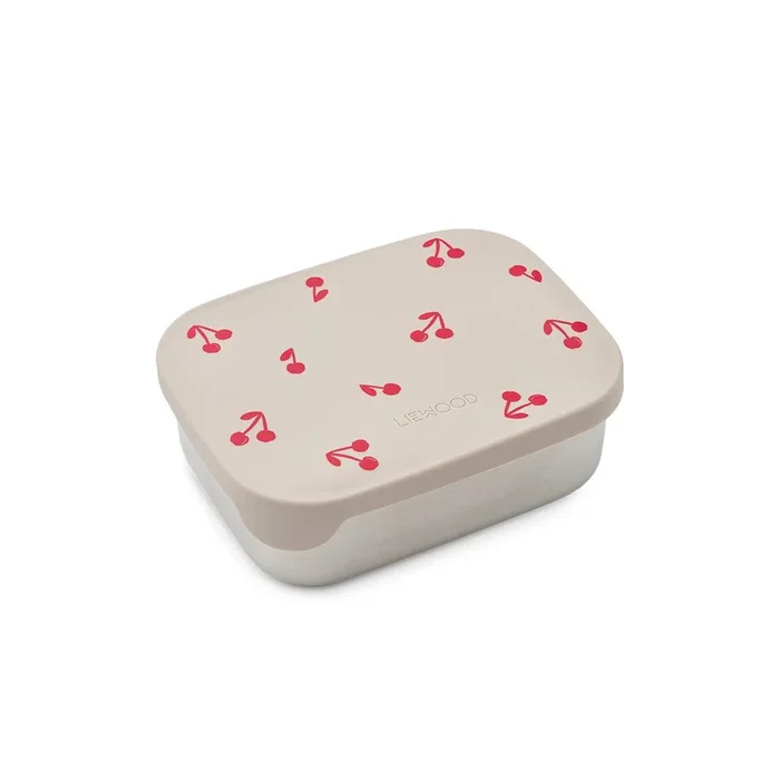 Liewood Arthur Printed Lunchbox – Cherries / Sandy
